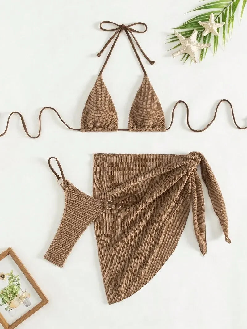 Conjunto De Biquíni Doce Bronze