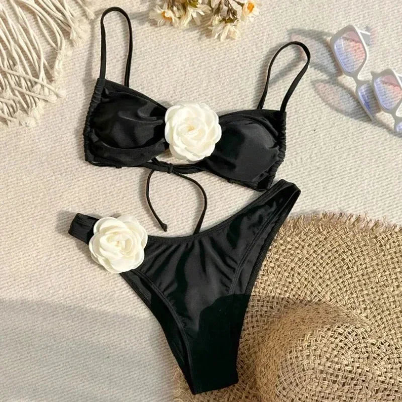 Biquíni Noir Bloom