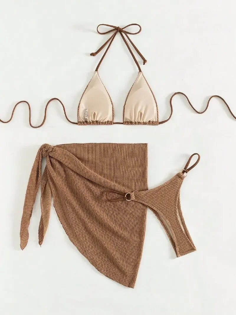 Conjunto De Biquíni Doce Bronze